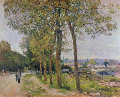 The Seine at Marly by Alfred Sisley